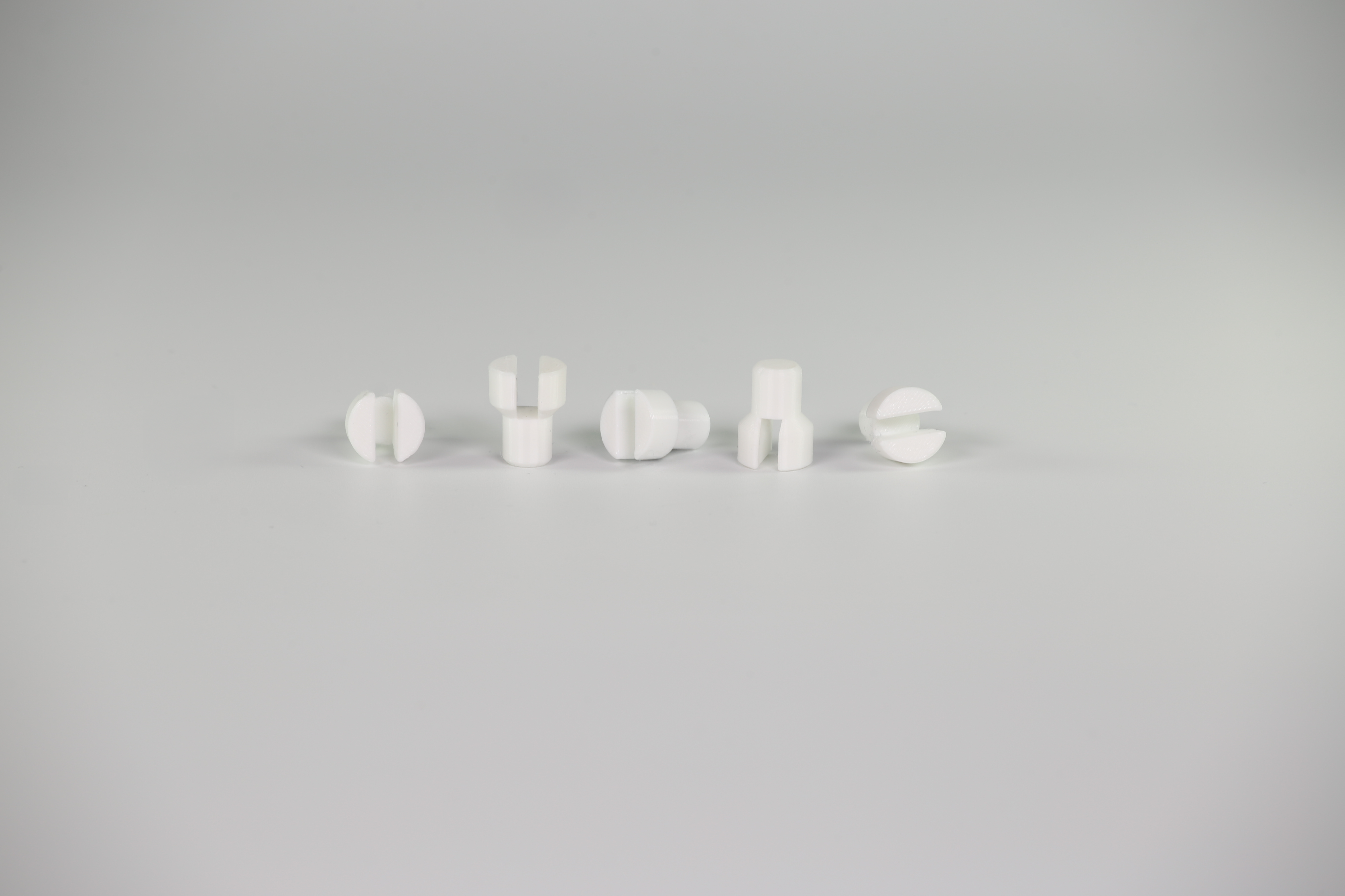 Schlitzstöpsel in weiß