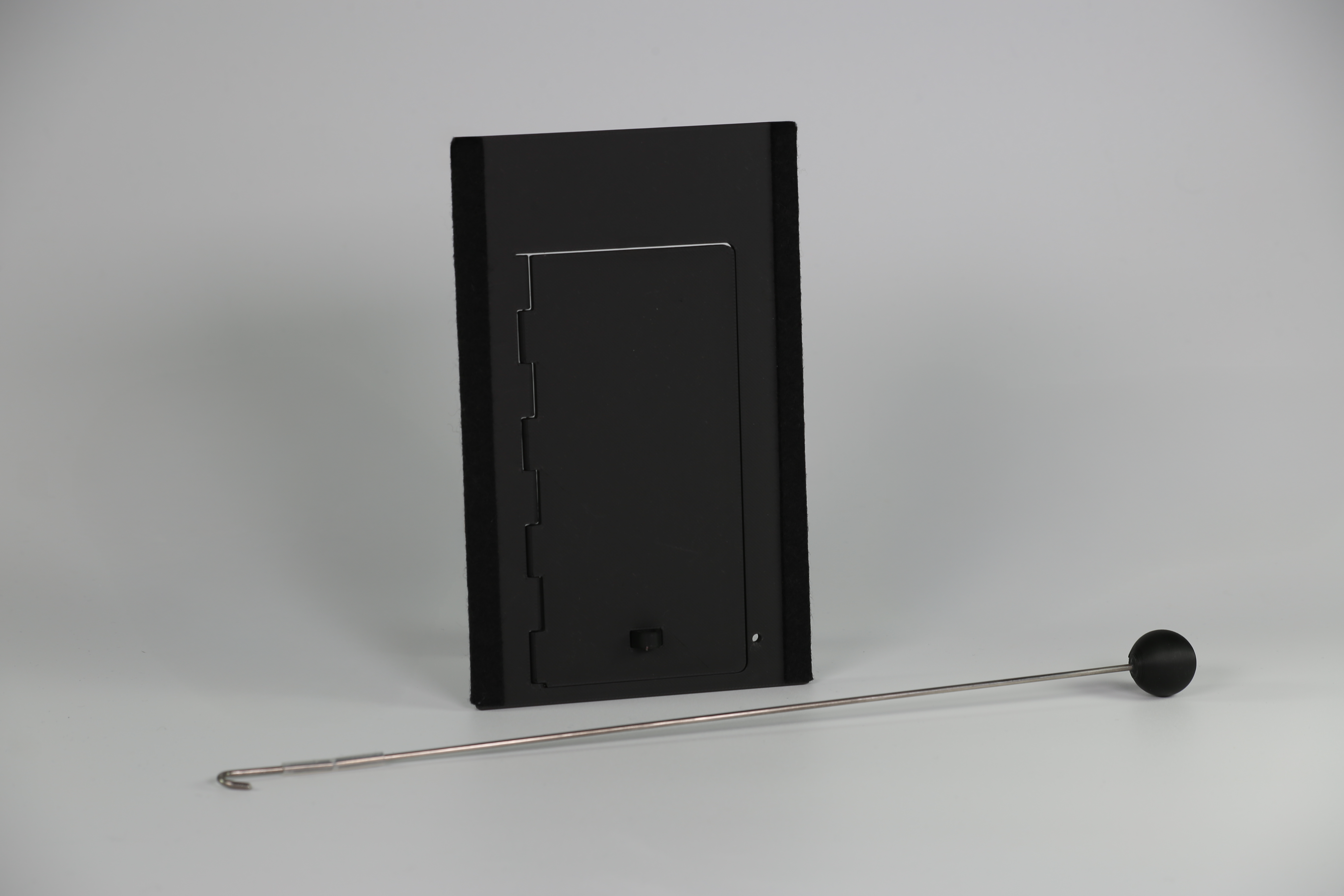 Innentür in schwarz Innentür in schwarz