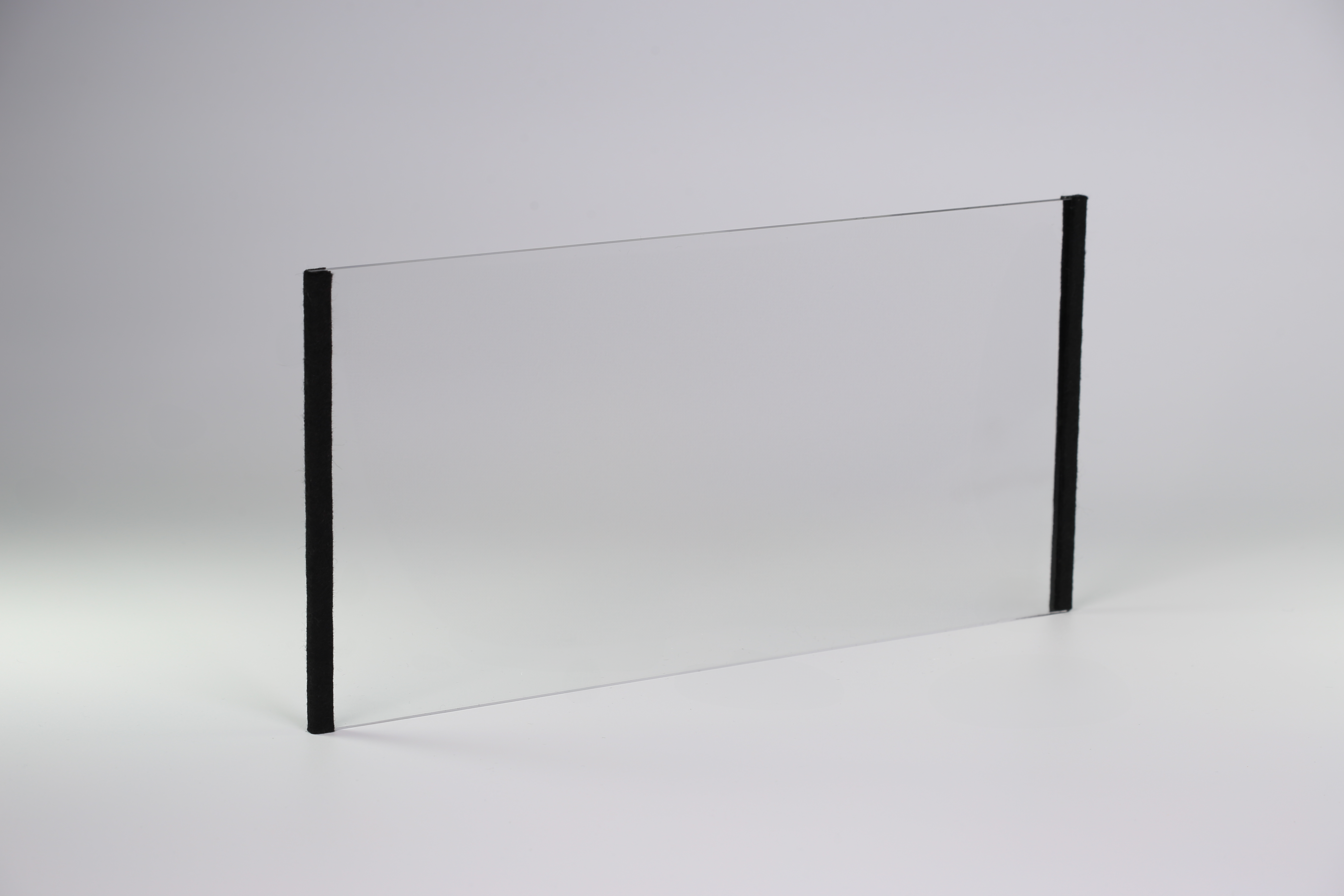 Dreifache Wand durchsichtig ohne Bohrung Dreifache Wand durchsichtig ohne Bohrung