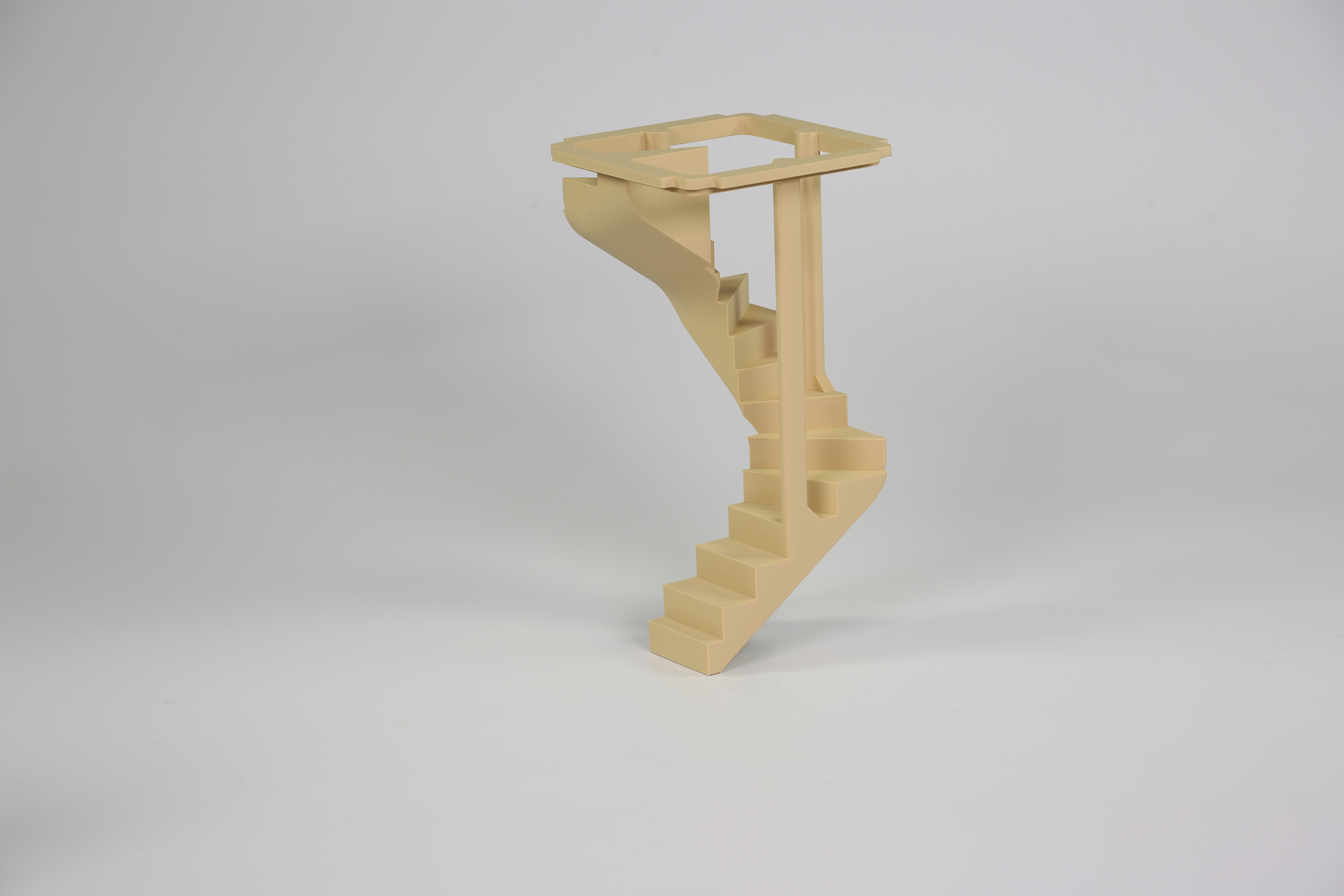 Wendeltreppe in beige