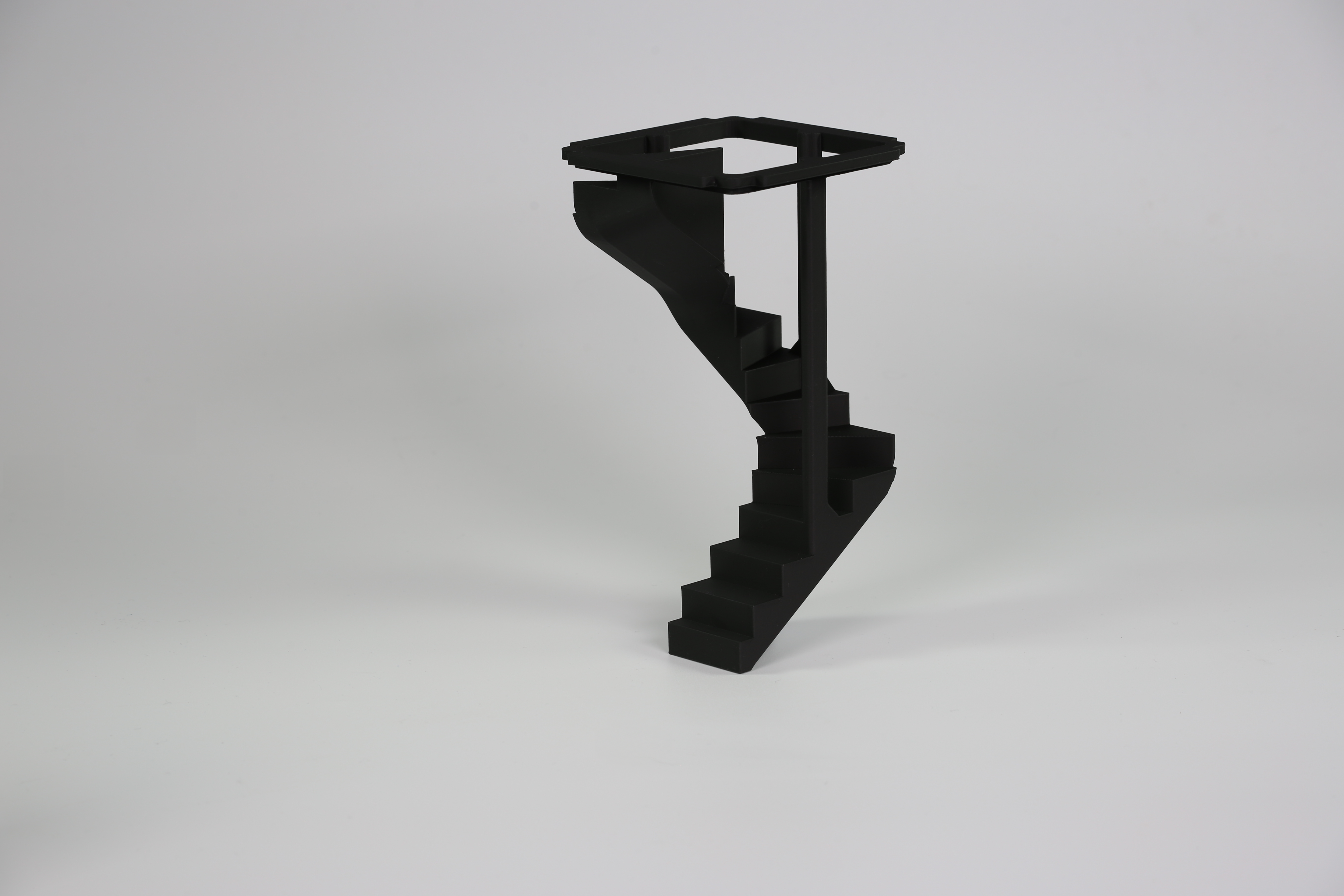 Wendeltreppe in schwarz