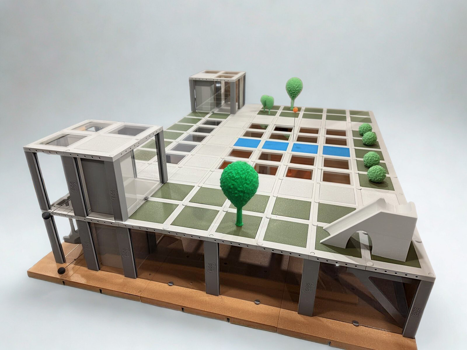 Große Tiefgarage Taktik-Trainer