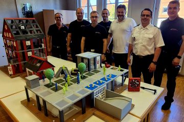 Auslieferung des Taktik-Trainers an die Feuerwehr Schwäbisch Gmünd