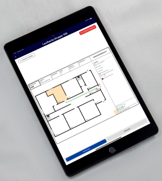 BMA-Trainer Laufkarten