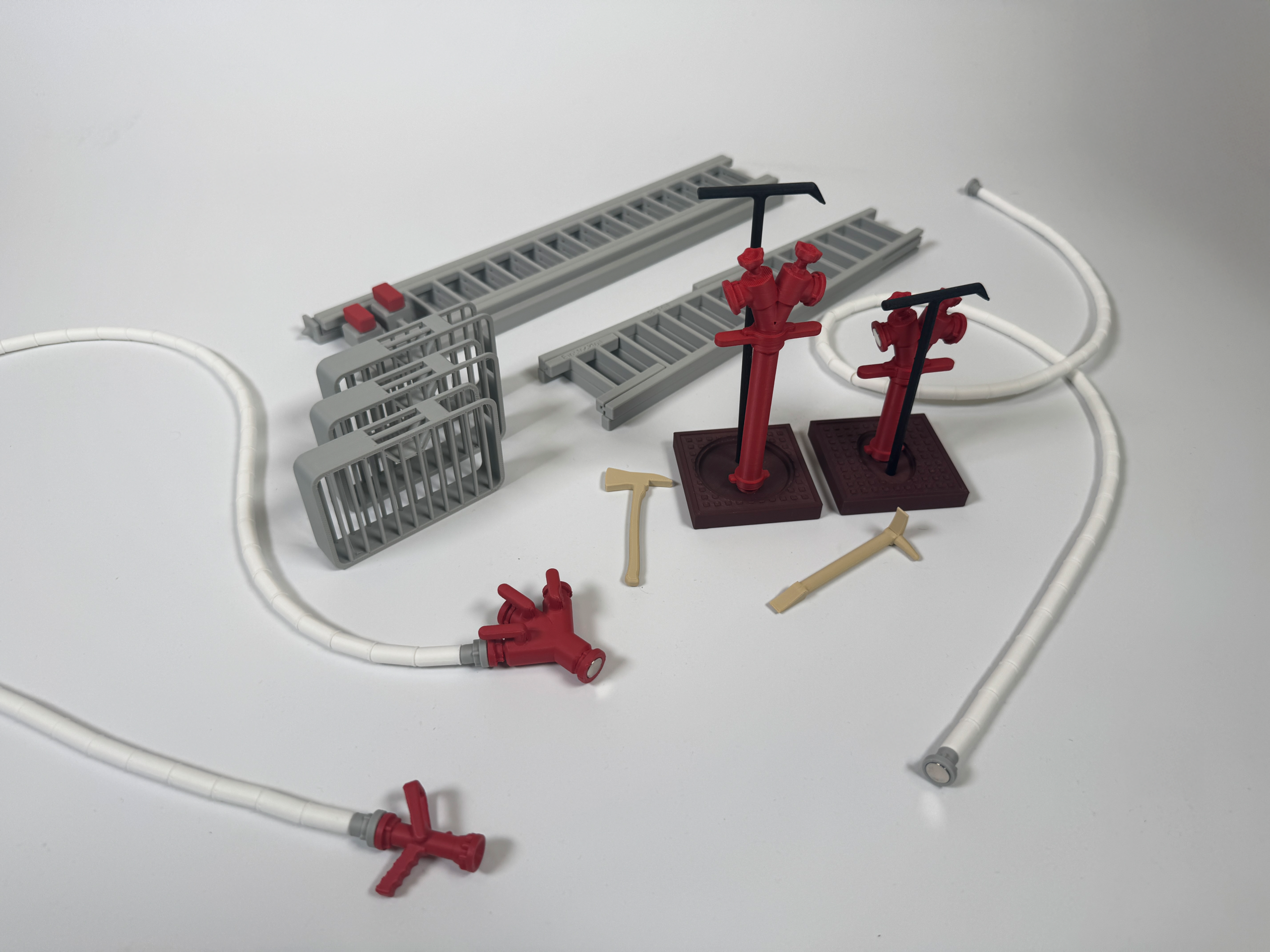 Einsatzmittelset mit Schläuchen