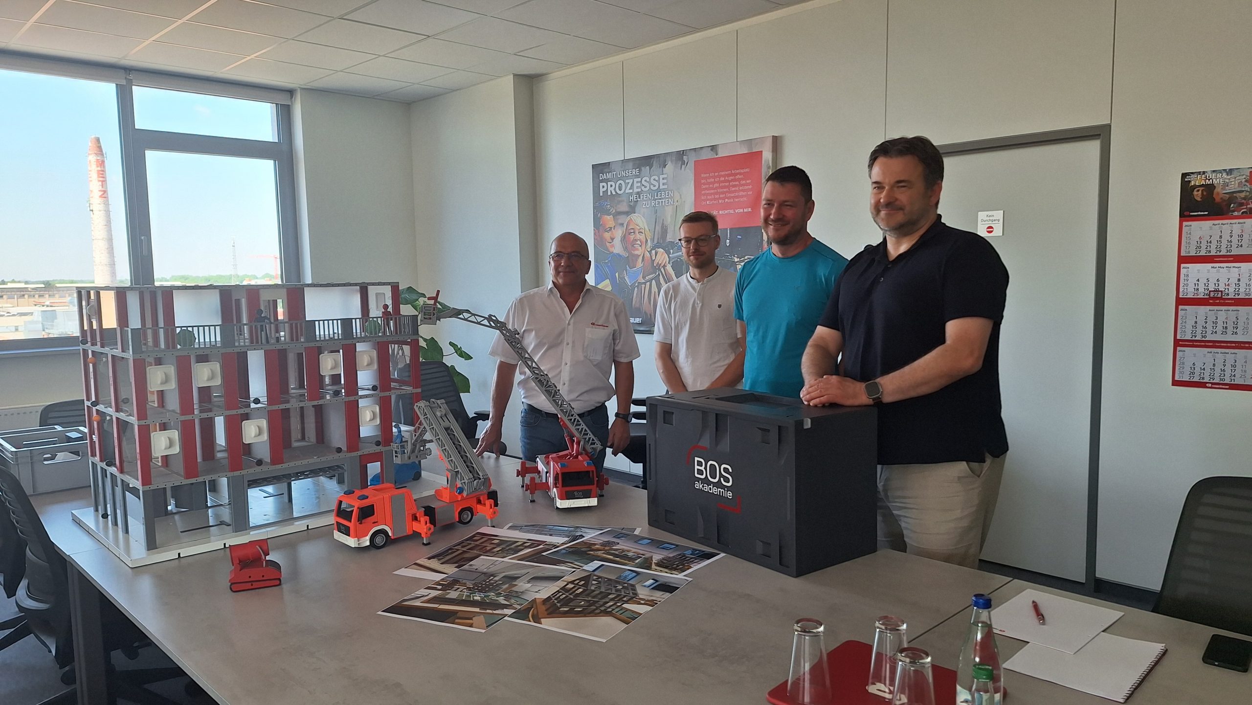 Rosenbauer Karlsruhe GmbH erweitert Drehleiter-Trainings mit unserem Trainingssystem