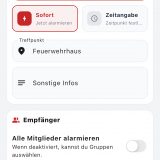 Erstelle eines Alarms