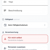 Erstellen einer Aufgabe